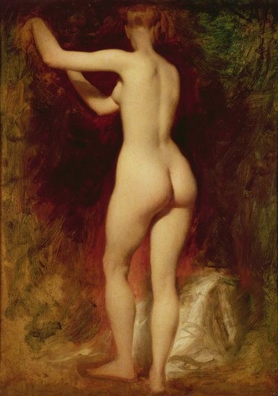 Weiblicher Akt von hinten von William Etty